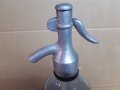 Стар стъклен сифон за газирана вода , сода - Русе .Бутилка 4, снимка 5