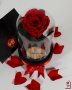 Подарък за Рожден Ден / ЕСТЕСТВЕНА Вечна Роза в Стъкленица / Оригинален Подарък за Жена / Вечна Роза, снимка 2