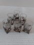 Руски сребърни чаши с кана-сребро 84 и кристал, снимка 13