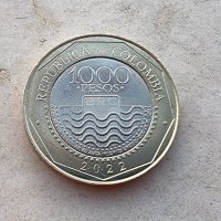 Монети. Колумбия. 100, 200, 500  и 1000 песо . , снимка 9 - Нумизматика и бонистика - 38534480