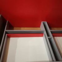 Детско/юношеско легло в цвят червено и сиво , снимка 8 - Мебели за детската стая - 38937176