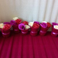 Готови вазички с цветя ,цена 2лв, снимка 7 - Декорация за дома - 31447630