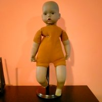 Порцеланова кукла с дефект 1991 47 см, снимка 2 - Колекции - 39630152