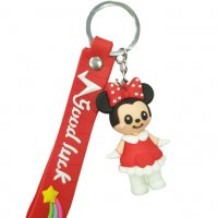 Фигурка Disney Minnie Mickey, Гумена, Червен/черен, снимка 1 - Фигурки - 38084576