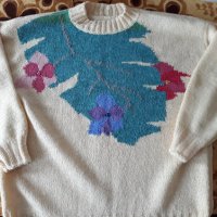 дамски ръчно плетени блузи, снимка 4 - Блузи с дълъг ръкав и пуловери - 23869825