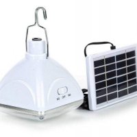 Соларна 20 LED лампа с акумулатор и соларен панел с 3 метра кабел