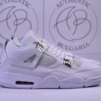 Nike Jordan Retro 4 PSG, Pure Money, Black Canvas, снимка 7 - Спортни обувки - 39215036