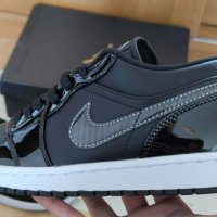 Nike Air Jordan 1 Low Carbon Black All Star размер 42 номер обувки маратонки черни кецове мъжки , снимка 7 - Маратонки - 39197684