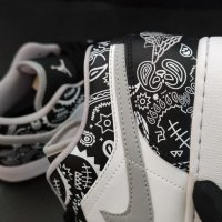 Nike Air Jordan 1 Low Bandana Grafitti Black White Grey Обувки Маратонки Кецове Номер 39 Размер Нови, снимка 5 - Маратонки - 39273607