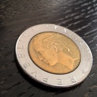 Монета - Италия - 500 лири | 1987г., снимка 2 - Нумизматика и бонистика - 31712214