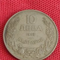 Монета  10 лева 1943г. Царство България Хан Крум за колекция 25400, снимка 4 - Нумизматика и бонистика - 37643429