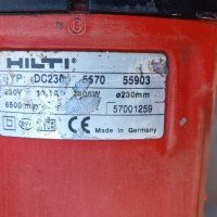 Флекс / голям шлайф - HILTI DC230 - 2400W - Made in Germany, снимка 9 - Други машини и части - 40158644