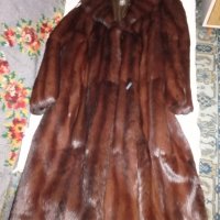 Палто от естествен косъм-нутрия, снимка 1 - Палта, манта - 31108943