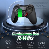 Джойстик -Безжичен контролер TERIOS, съвместим с PS4/PS4 Pro/PS4 Slim, снимка 7 - Аксесоари - 40406818