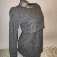 Елегантен пуловер Shein р-р М, снимка 3 - Блузи с дълъг ръкав и пуловери - 44148366