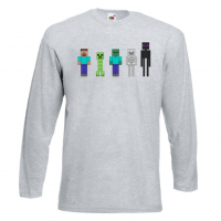 Мъжка тениска майнкрафт Minecraft 7,Minecraft,Игра,Забавление,подарък,Изненада,Рожден Ден., снимка 6 - Тениски - 36496334