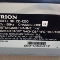 Orion CD-4200 компакт диск плейър, снимка 7 - Ресийвъри, усилватели, смесителни пултове - 21465287