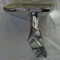 Чисто ново външно ляво никелирано огледало за ретро Мерцедес Бенц W115 модел 1966 -76 год оригинално, снимка 9 - Части - 38045928