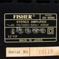 Комплект  Fisher cc-3000 / ba-6000 / fm-2421 , снимка 14 - Ресийвъри, усилватели, смесителни пултове - 34152302