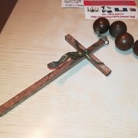 дървен кръст с христос и ланец-1.2метра, снимка 5 - Колекции - 29266925