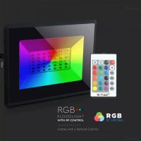 LED Прожектор RGB 30W Дистанционно Управление, снимка 2 - Лед осветление - 29831009