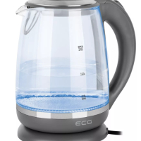 ✨Кана за вода ECG RK 2020 Grey Glass, 1850-2200 W, 2.0L, снимка 1 - Кани - 44748018