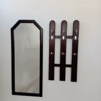 Закачалки и огледала,Портманта/Антрета от естествена иглолистна дървесина,, снимка 3 - Закачалки - 38824131