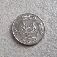 Монети. Сингапур. 5,  10 , 50 цента и 1 долар., снимка 8 - Нумизматика и бонистика - 39654978