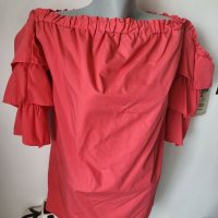 Фешън рокля S размер,цвят диня, снимка 1 - Рокли - 40697801