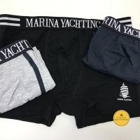 Marina Yachting S светлосиви памучни мъжки боксери памучно мъжко бельо, снимка 2 - Бельо - 19990507