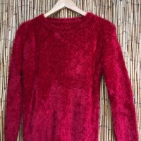 Червена блуза, снимка 6 - Блузи с дълъг ръкав и пуловери - 42835390