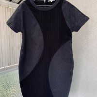 Скъпа рокля SELECTED (Дания)-кокон,твърд лен и памук, снимка 2 - Рокли - 37704809