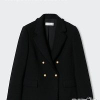 Дамско черно сако Н&М , снимка 1 - Сака - 40387534