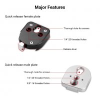 SmallRig S-Lock Quick Release Mounting Device 1855, снимка 2 - Чанти, стативи, аксесоари - 38873738