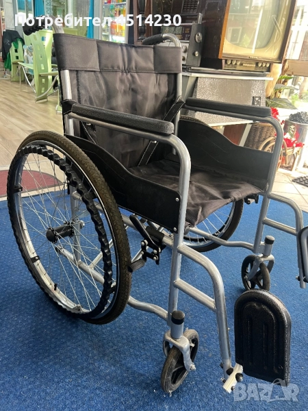 Инвалидна количка – сгъваема, лека и удобна, снимка 1
