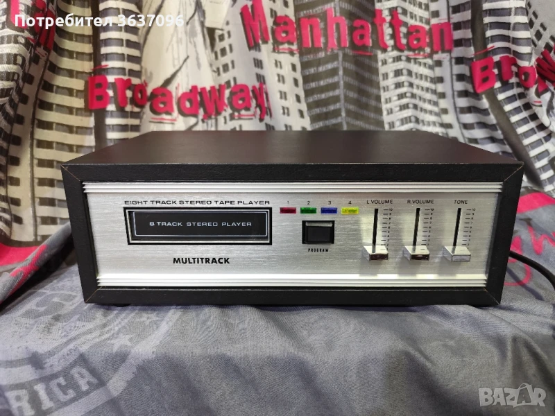 8-пистов касетъчен стерео плейър * 60-те / 70-те години * рядкост. , снимка 1