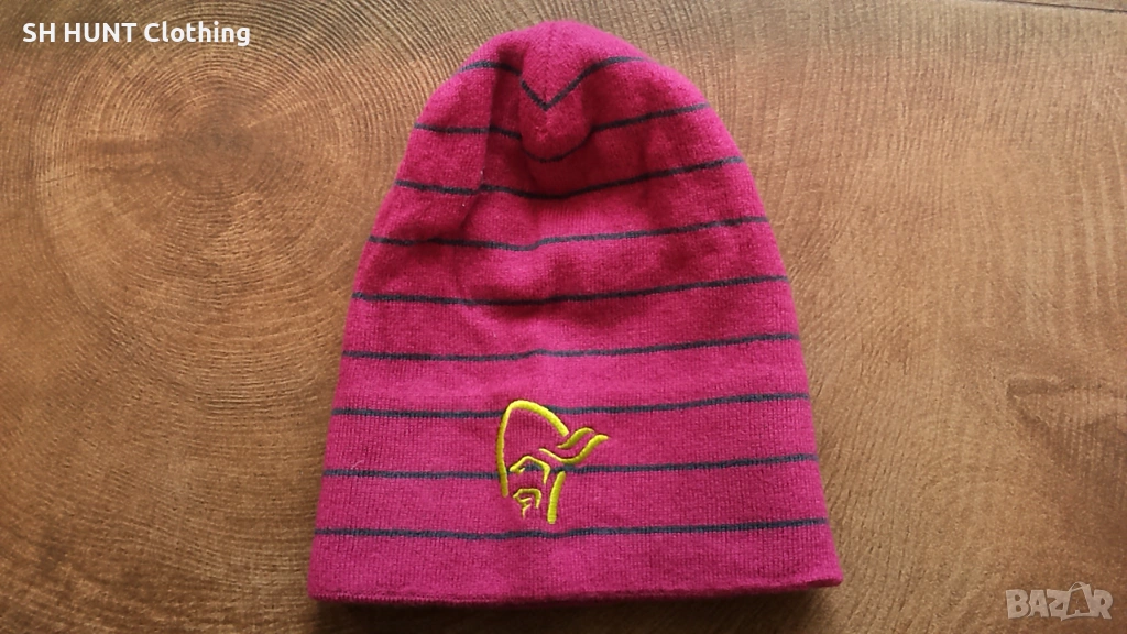 NORRONA 1469-11 THIN STRIPED BEANIE 100% MERINO ULL детска шапка 1-44, снимка 1