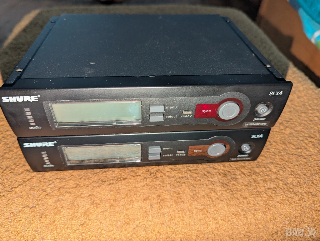Приемници за безжични микрофони Shure SLX4, снимка 1