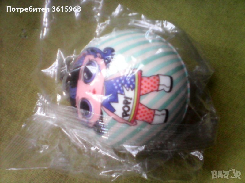 Скуиши ключодържател зелено, снимка 1