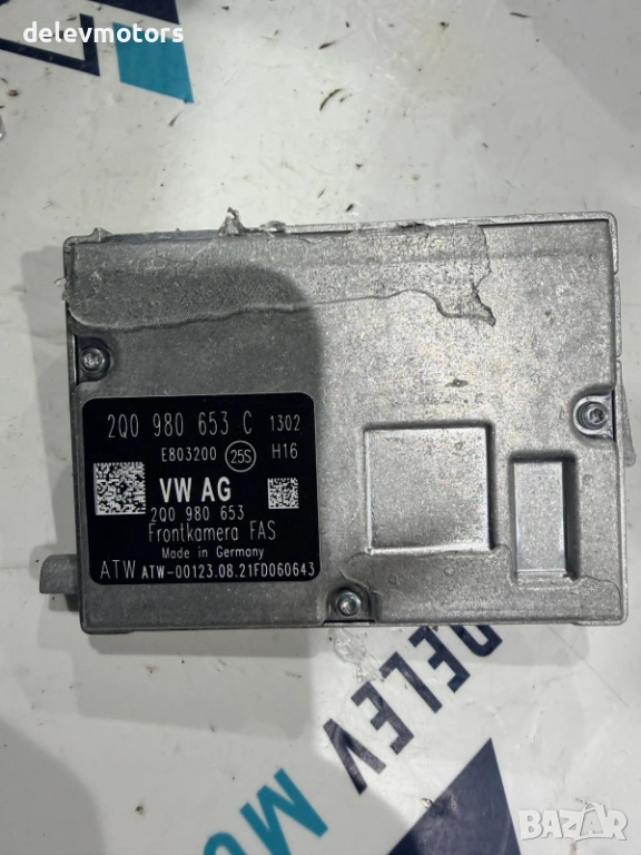 2Q0980653C камера за предно стъкло от Skoda Kamiq 1.5 TSI, Двигател DPCA, 150 к.с., 18 000 км, 6 ск., снимка 1