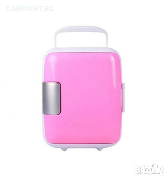 ХЛАДИЛНИК ТУРИСТИЧЕСКИ 12V РОЗОВ APTEL AG668A 1БР., снимка 1