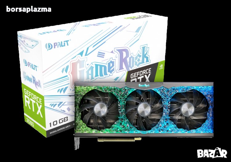 Чисто нова видеокарта Palit RTX 3080 GameRock 10GB GDDR6X - , снимка 1