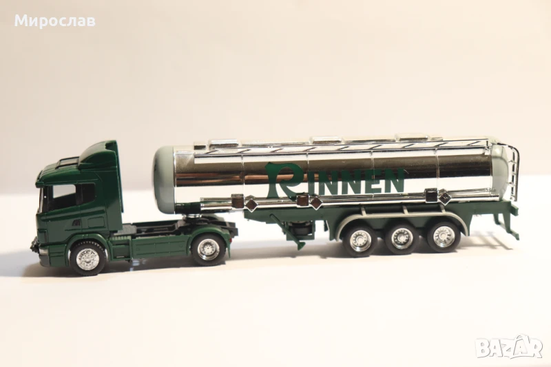 HERPA H0 1/87 SCANIA ЦИСТЕРНА KАМИОН МОДЕЛ TIR, снимка 1