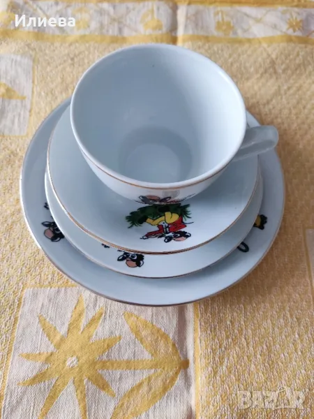 Детски порцеланов комплект за хранене , снимка 1