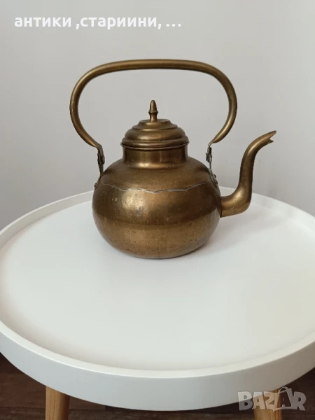 голям меден чайник , снимка 1