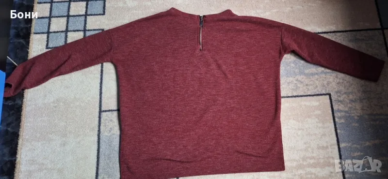 Продавам дамски пуловер цвят бордо , снимка 1