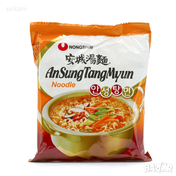 Nongshim AnSungTangMyun Noodle / Нонгшим Инстантни Люти Спагети 125гр;, снимка 1