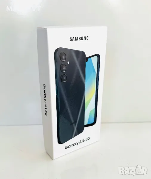 НОВ! Samsung Galaxy A16 5G 128GB Blue Black 2г.Гаранция!, снимка 1