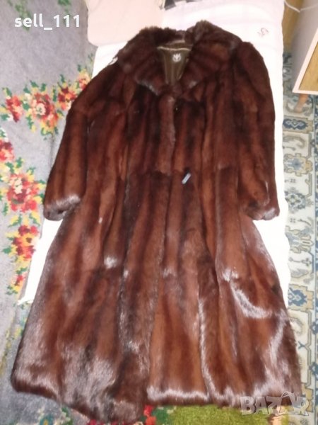Палто от естествен косъм-нутрия, снимка 1