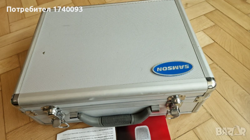 Микрофон SAMSON в метална кутия , снимка 1